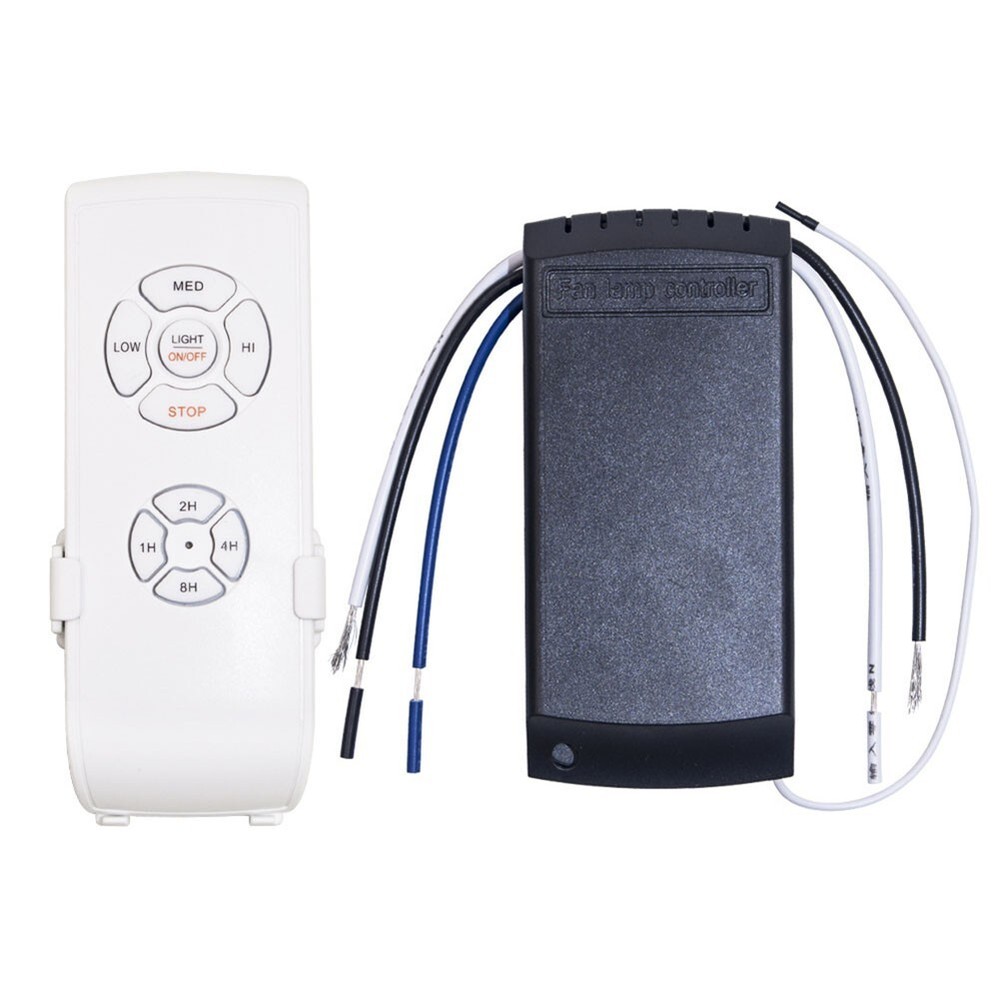 Easily Operable Ceiling Fan Light Remote Controller Set for Modern Homes
