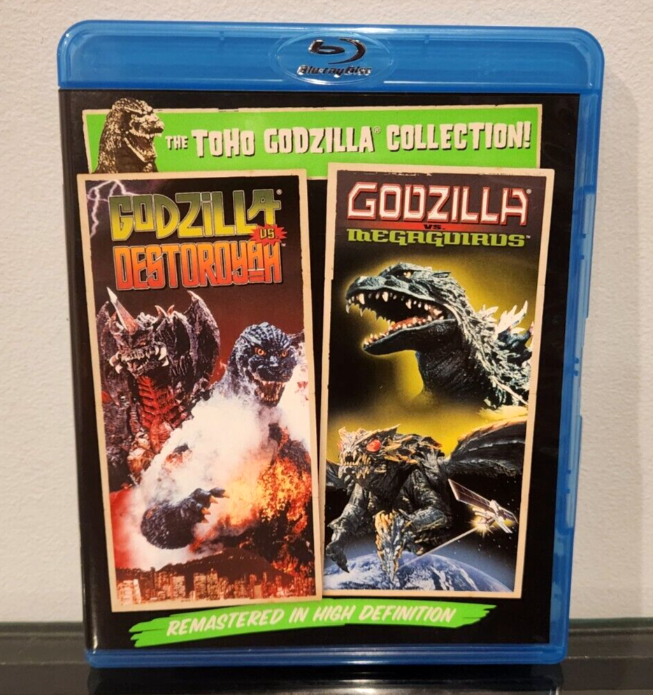 TOHO GODZILLA BLU-RAY & DVD COLLECTION GODZILLA VS DESTOROYAH & VS MEGRAGUIRUS