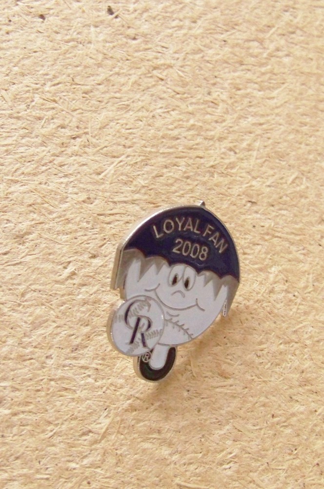 Colorado ROCKIES Loyal Fan 2008 CR logo pin Coors Field SGA
