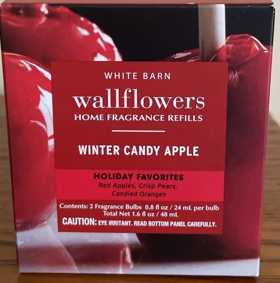 “Winter Candy Apple” Wallflower Refills X 2. Bath & Body Works. SHIPS FREE!!!