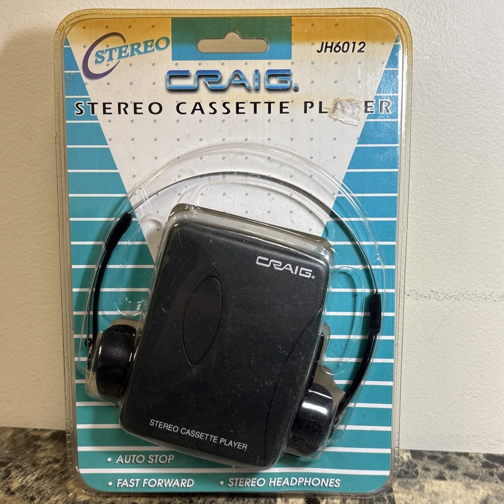 VTG Factory Sealed Craig JH6012 Walkman Cassette Player with Headphones