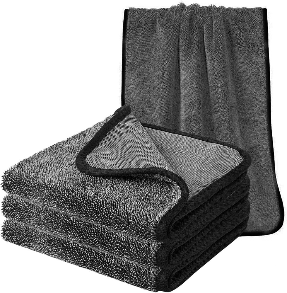 Shiny Wipes Super Absorbent Shower Cleaning Cloth 15.7x23.6in Grey 1pc