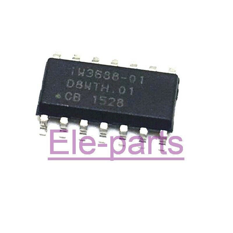 10PCS IW3688-01 SOP-14 SMD14 AC/Advanced Digital Power Controller LED Drivers