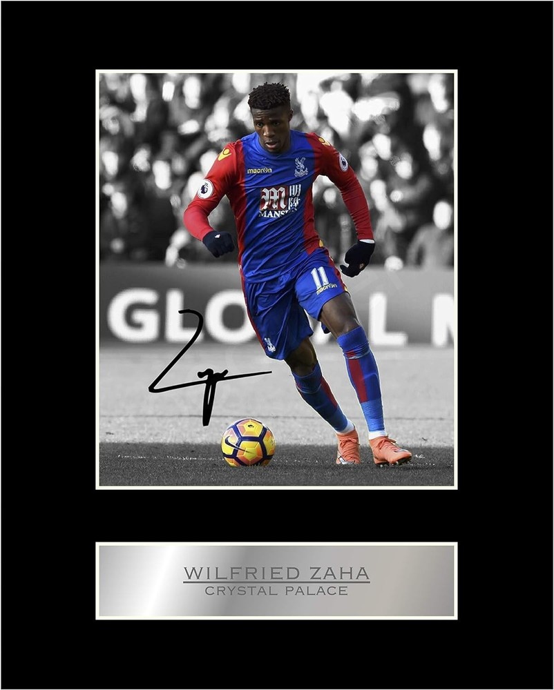 Wilfried Zaha Crystal Palace Football Signed Limited Edition Memorabilia Print