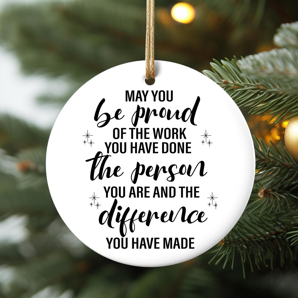 Christmas Ornament Christmas Gift For Coworker Funny Quotes Christmas Gift