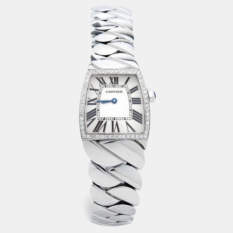 Cartier La Dona Diamond Stainless Steel Women's Watch 28mm