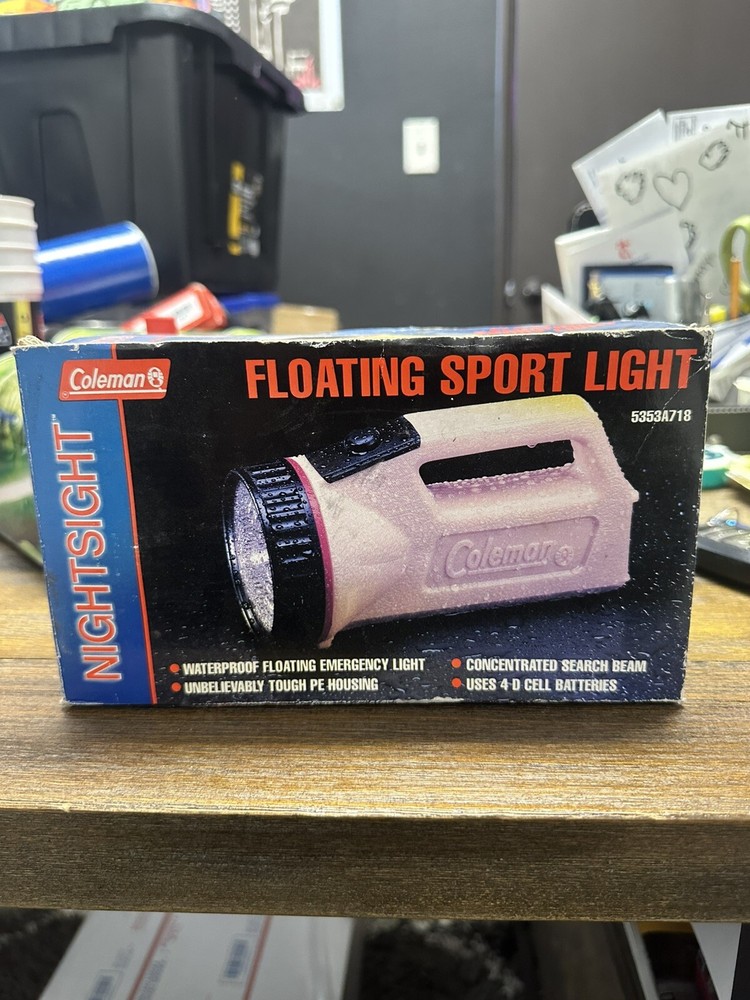Coleman Floating Waterproof Sportlight Flashlight New