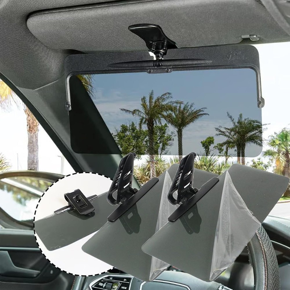Universal Car Sun Visor With Polarized Glare Sun Glare For Driving Visor