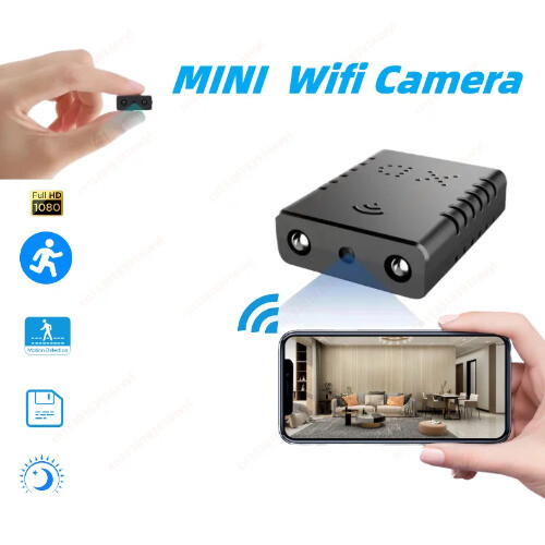 1080P HD Mini Camera Wifi Smart Home Security Small Night Vision IP Detect Alarm