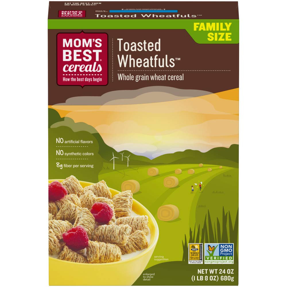 Toasted Wheatfuls Cereal, Non-GMO, 23 Ounce (Pack of 12)