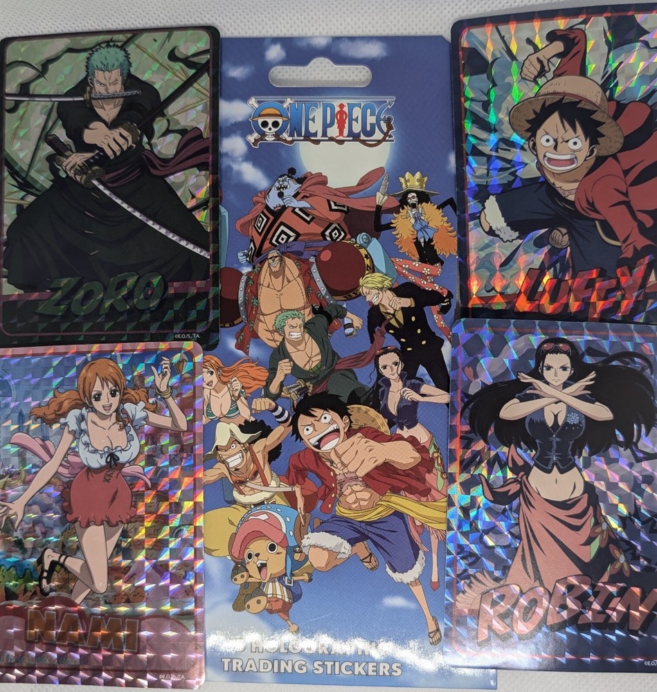 One Piece Holographic Trading Stickers [FREE SHIPPING!]