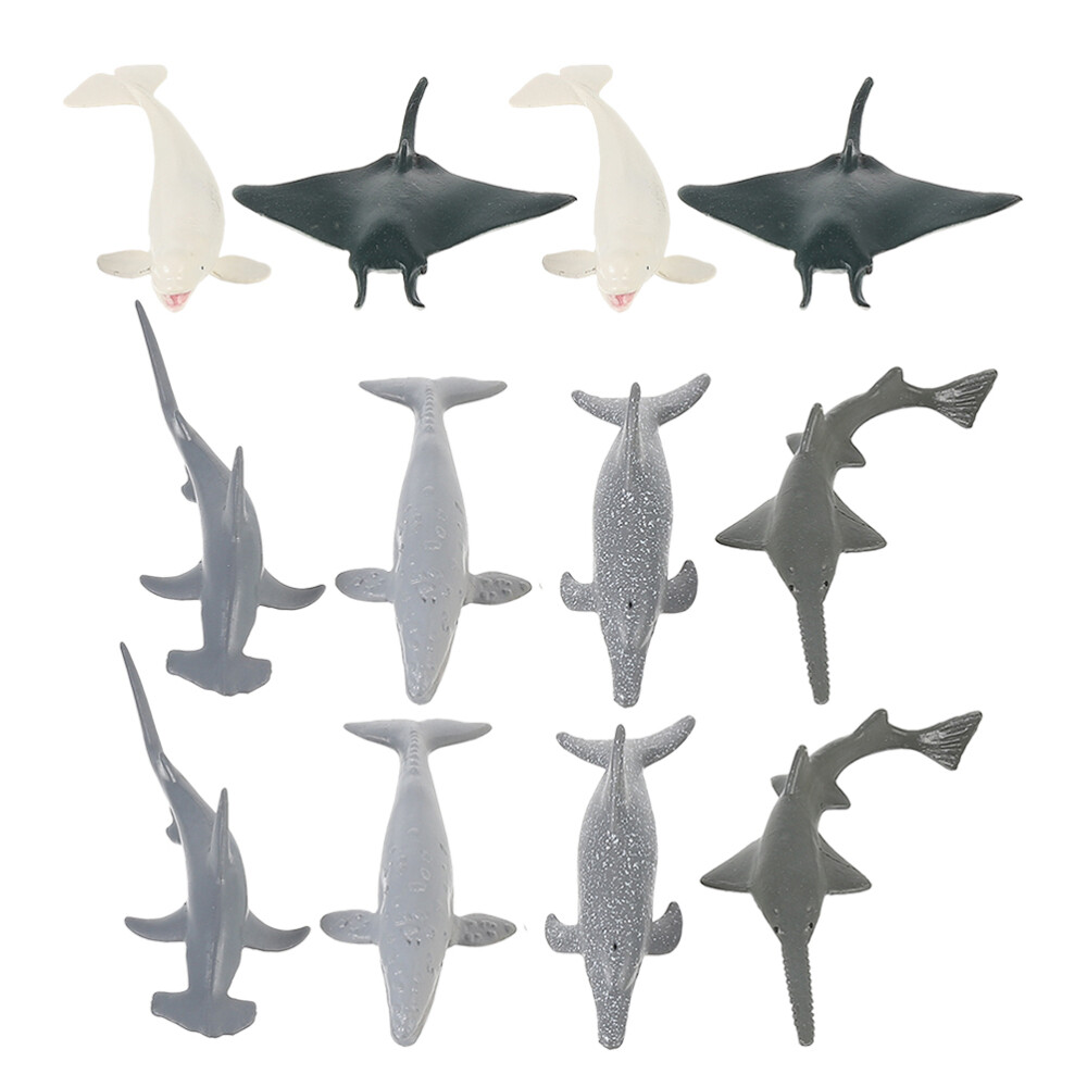 2 Mini Marine Life Model Sets for Aquarium & Education  