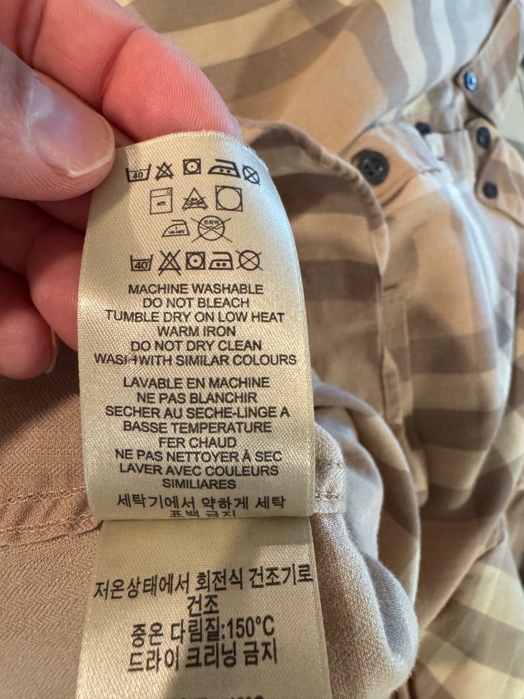 Burberry Brit Plaid Shirt (Size L) Lightly Worn