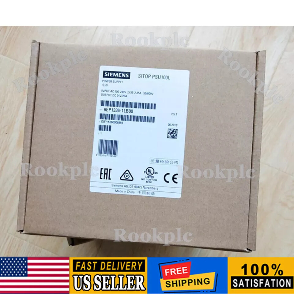 New Siemens 6EP1336-1LB00 SITOP PSU100L Stabilized Power Supply 6EP1 336-1LB00