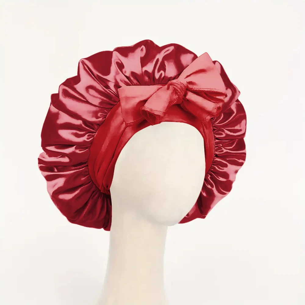 Adjustable Satin Silk Bonnet for Sleeping - Hair Protection for Men and Women
