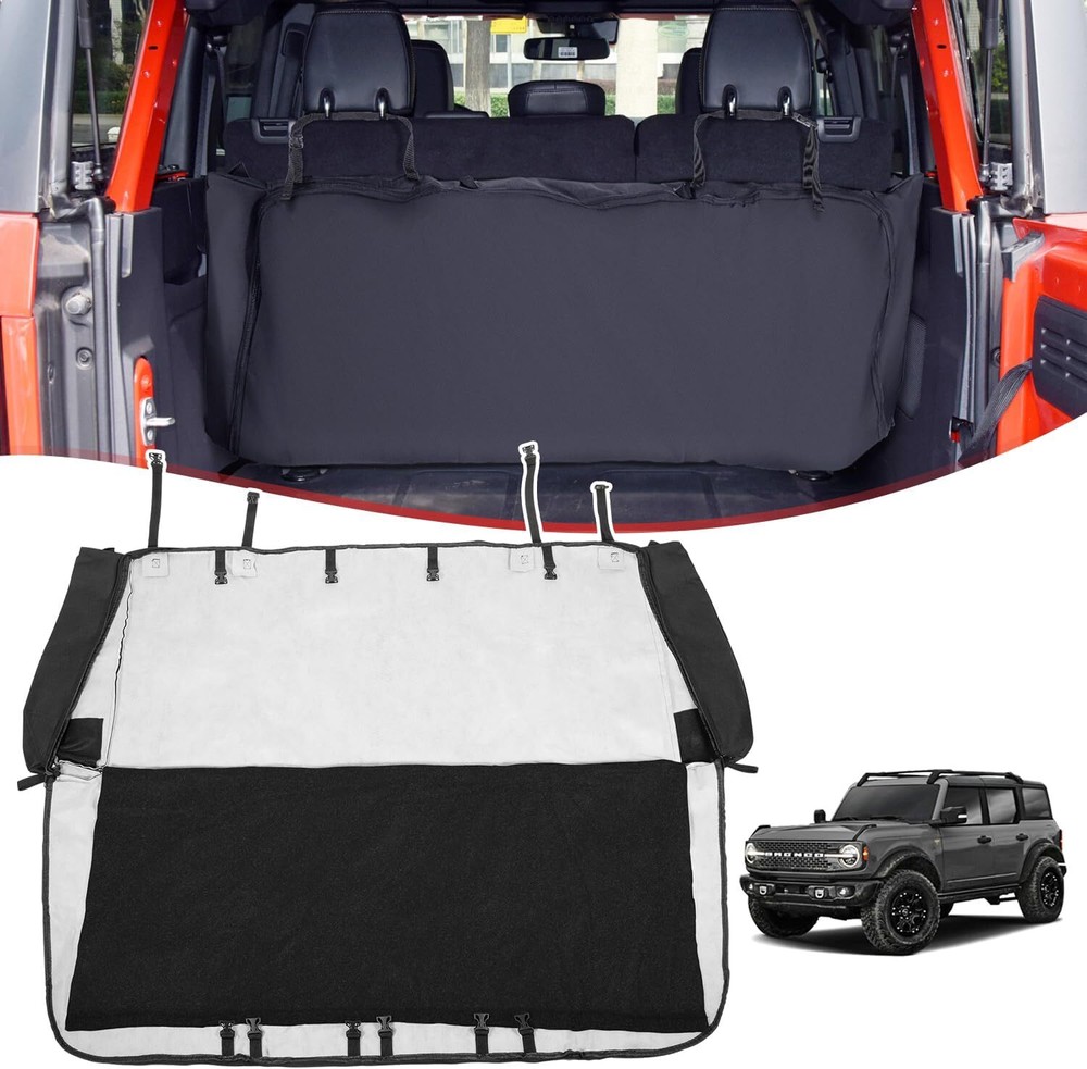 Soft Top Window Organizer Storage Bag for Ford Bronco 2021 2022 2023 2024 4-Door