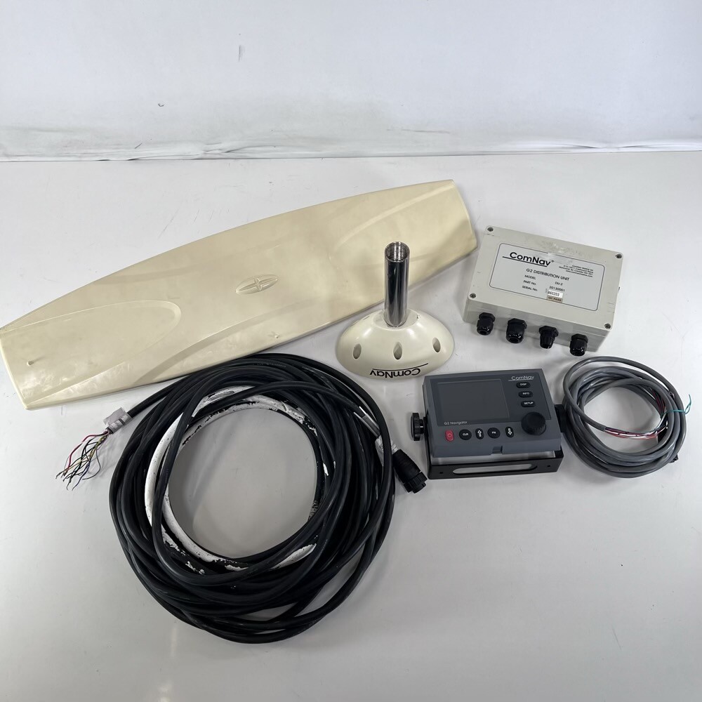 Comnav G2 GPS Compass System with Cable and Color Navigator 2 Display Tested