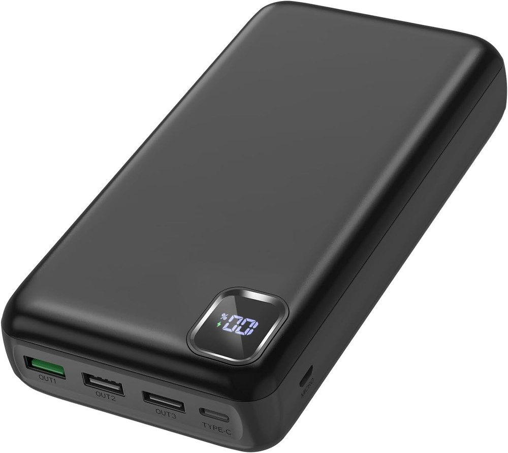 Portable 50000mAh Power Bank with PD 30W and QC 4.0 Fast Charging