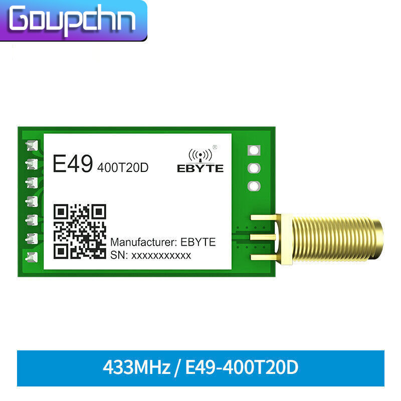 2Pcs 433MHz UART 20dBm TTL Level Output IoT DIP Wireless Transceiver Module-image