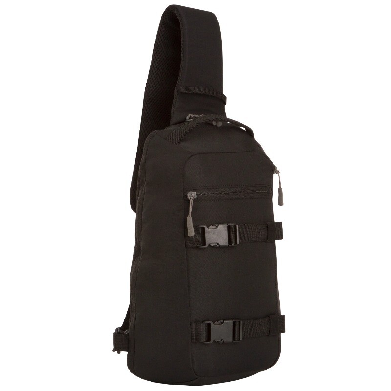 Ozark Trail 9L Black Polyester Sling Pack for Adults and Teens