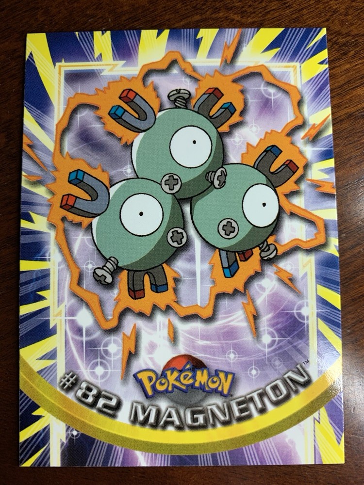 2000 Topps Pokemon TV Animation Series 2 #82 Magneton FREE COMBINED SHIPPING