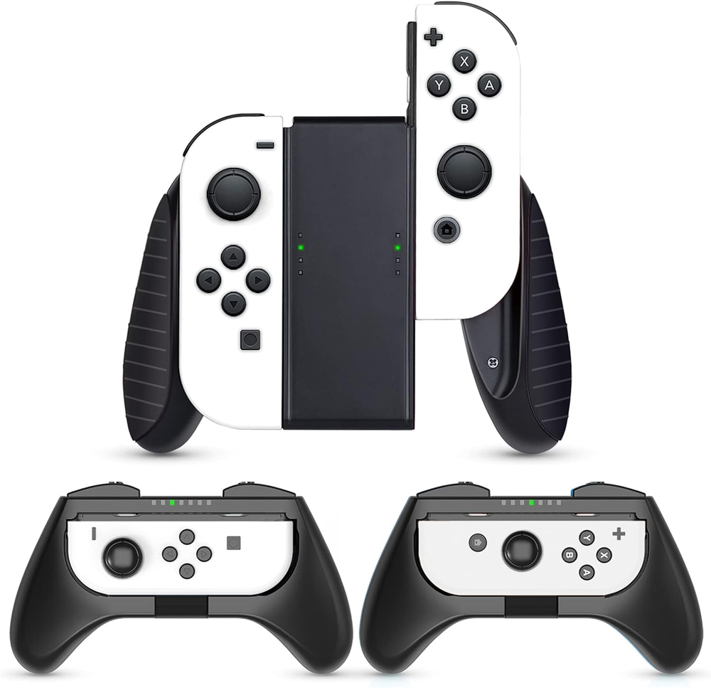 Durable 3-Pack Grip for Nintendo Switch OLED and Joycon Wear-Resistant Design