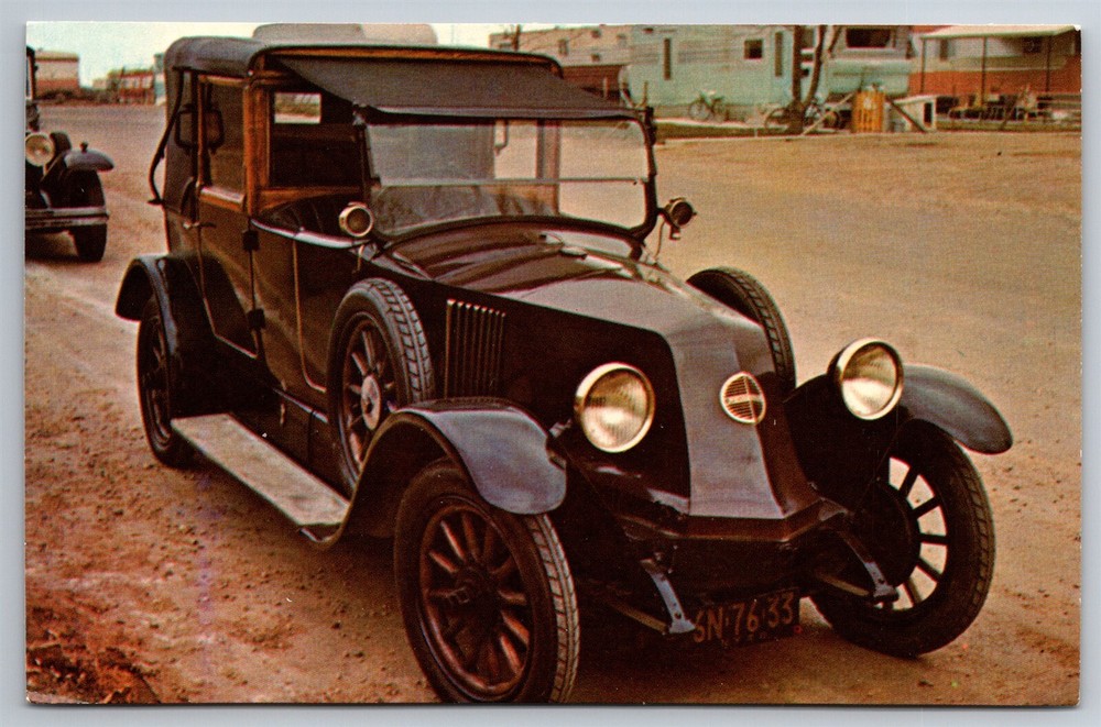 1919 Renault Landau Teddy Roosevelt Vintage Postcard Forney Museum N22