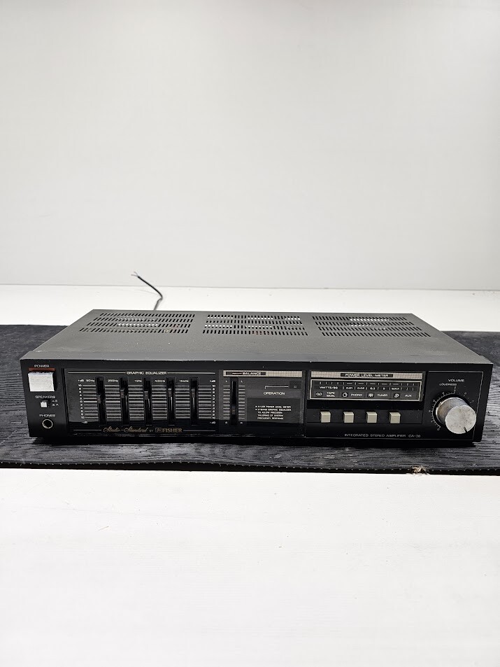 Fisher CA-38 Vintage Stereo Amplifier Used Working