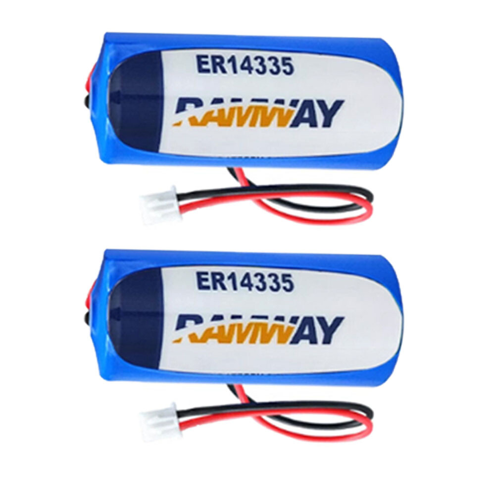 2pcs ER14335 3.6V 1650mAh Non-rechargeable Li-ion Battery With 2.54 White Plug