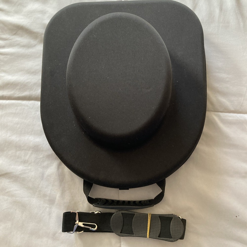 Hard Shell Hat Case for Fedora, Panama, & More in Black