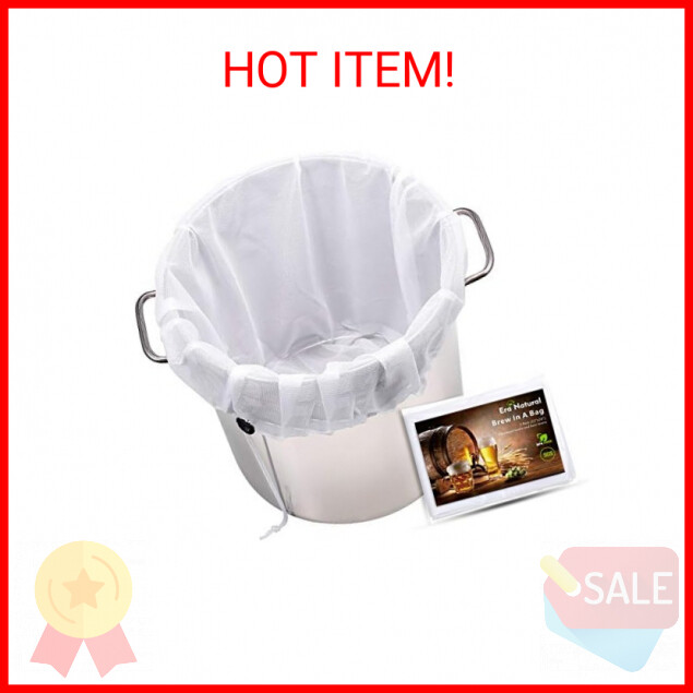 Extra Large Reusable Brew Bags 3 Pack 26x22 Fine Mesh Strainer for Homebrewing