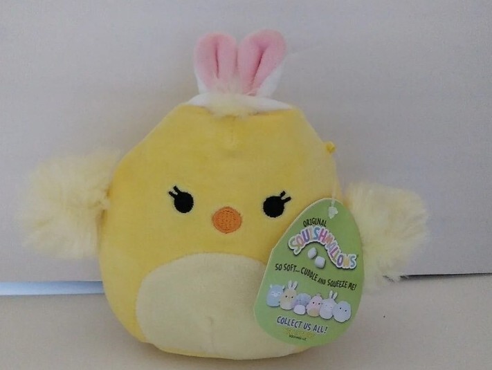NEW Squishmallows 5” Aimee -Chick with Bunny Ears Easter 2021