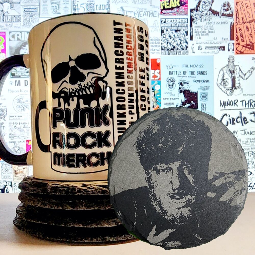 The Wolfman Laser Engraved  Slate Coaster 4