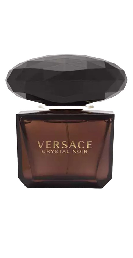 Versace Crystal Noir Eau De Parfum Spray for Women 3 Oz EDP 90 Ml Brown Box