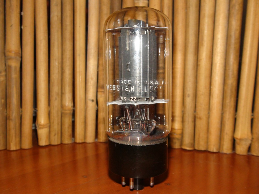Vintage Tall RCA 6L6 GB Stereo Tube  Results = 3200  28 mA    #54721