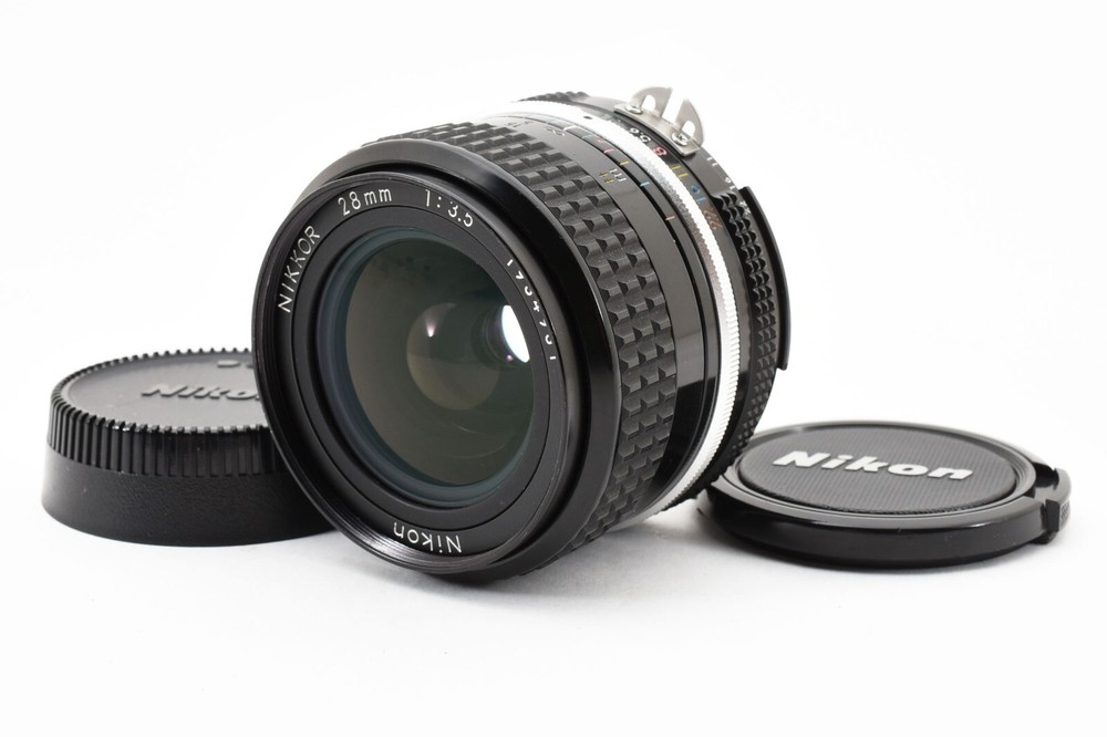 Nikon Ai Nikkor 28mm F3.5 Wide Angle F Mount Lens in Mint Condition