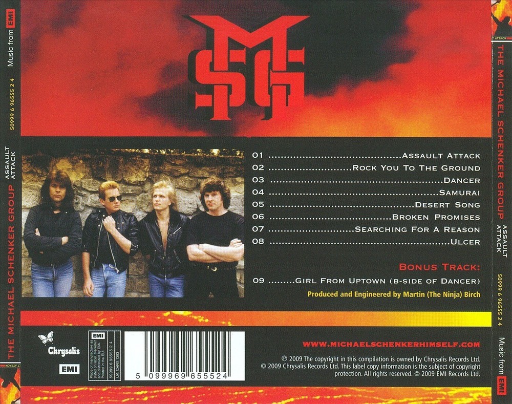 MICHAEL SCHENKER GROUP ASSAULT ATTACK [BONUS TRACK] NEW CD
