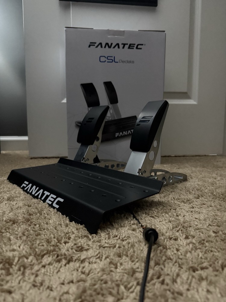Fanatec CSL Racing Pedals with Throttle and Brake for Sim Racing