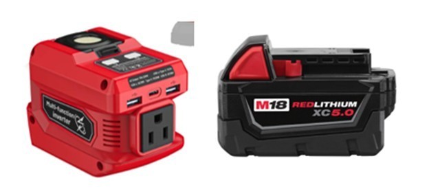 220W 18V DC to 110V AC Portable Power Inverter Station