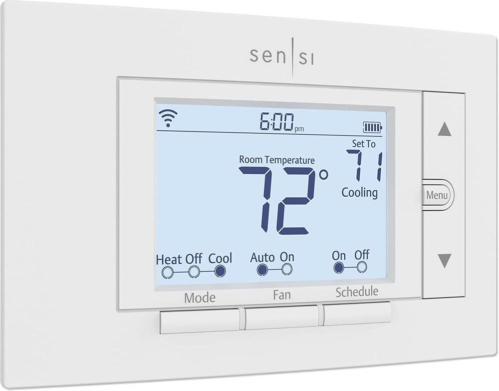 Sensi Smart Wi-Fi Thermostat with Data Privacy and 100-Year Expertise