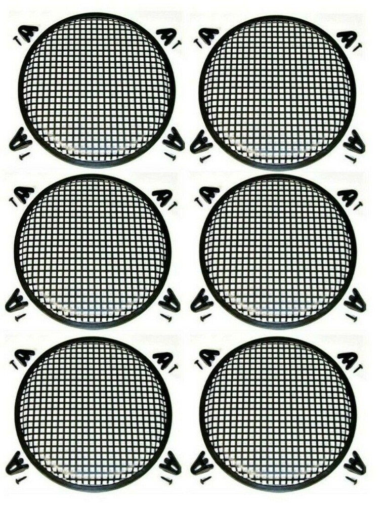 6-inch MR DJ Metal Mesh Subwoofer Grill Cover for Speaker Protection