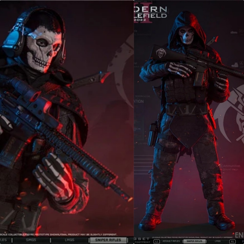 Flagset 1/6 FS-73043 -Call of Duty- Ghost Azrael Skin Version Action Figure NEW