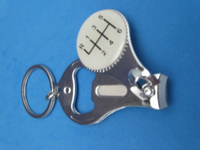 5-Speed Pattern Key Ring Nail Clipper Bottle Opener #511