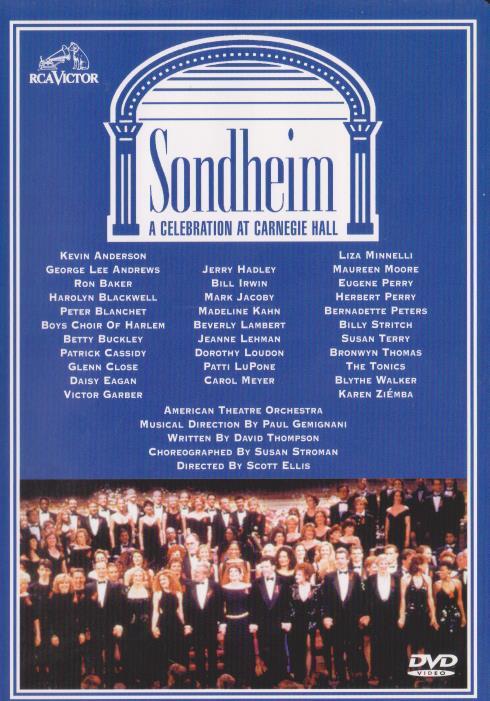 Sondheim: A Celebration At Carnegie Hall DVD VIDEO CONCERT symphony music songs!