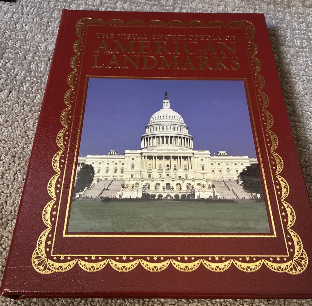 Easton Press Visual Encyclopedia of American Landmarks by Thomas Paradis VVG Condition-image