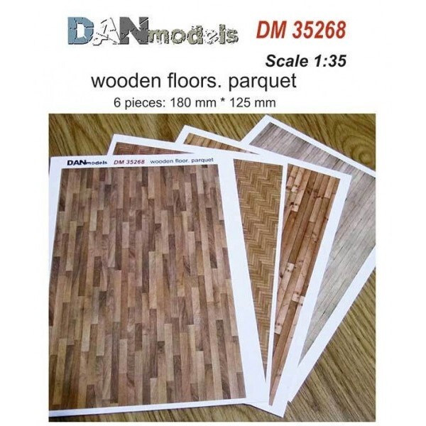 Dan Models 35268 Scale 1:35 Material for Dioramas. Wooden Floor. Parquet