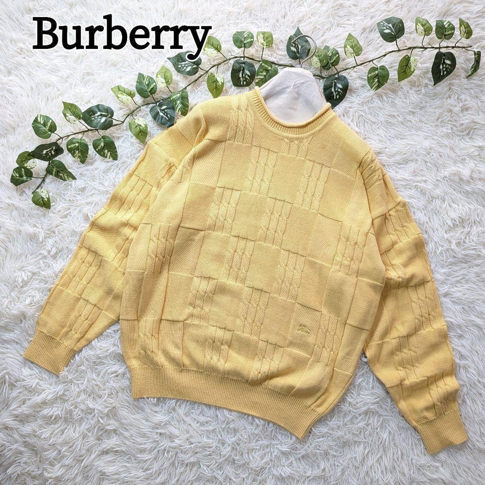 Burberry knit sweater Men's Fashion from Japan