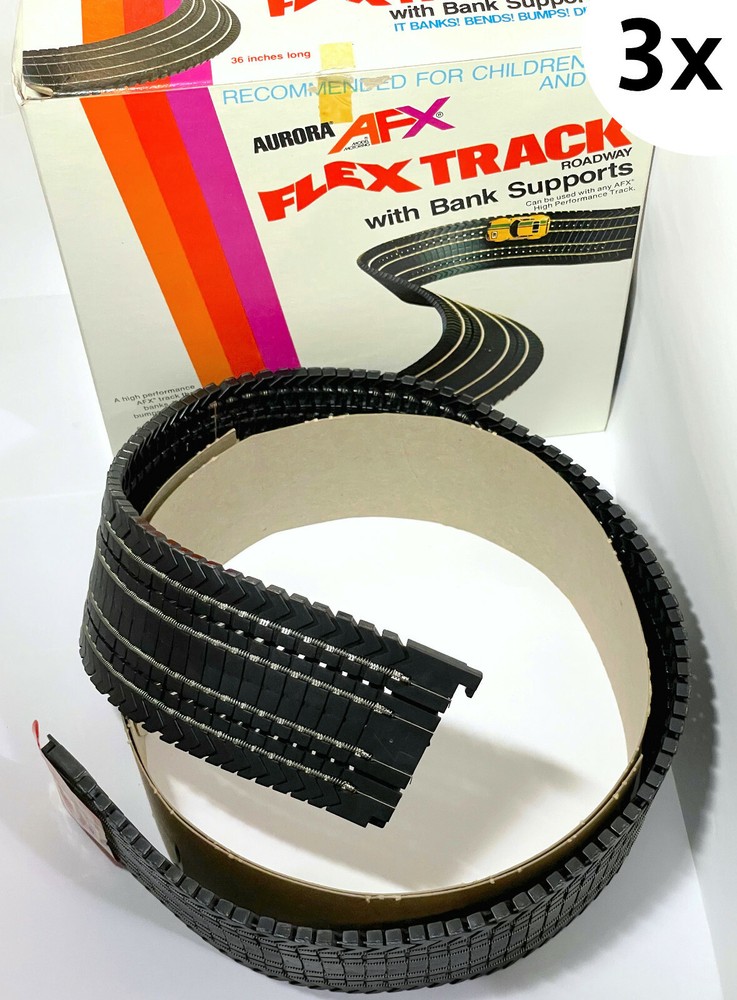 1979 Aurora AFX HO Slot Car Set with 36-Inch Flex Track & Original Box
