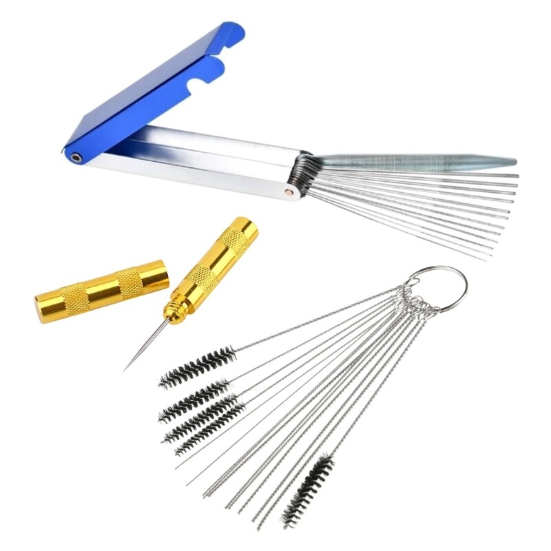 Motorbike Carburetor Cleaning Tool Needle and Wire Cleaner Carb Jet Clean Tool