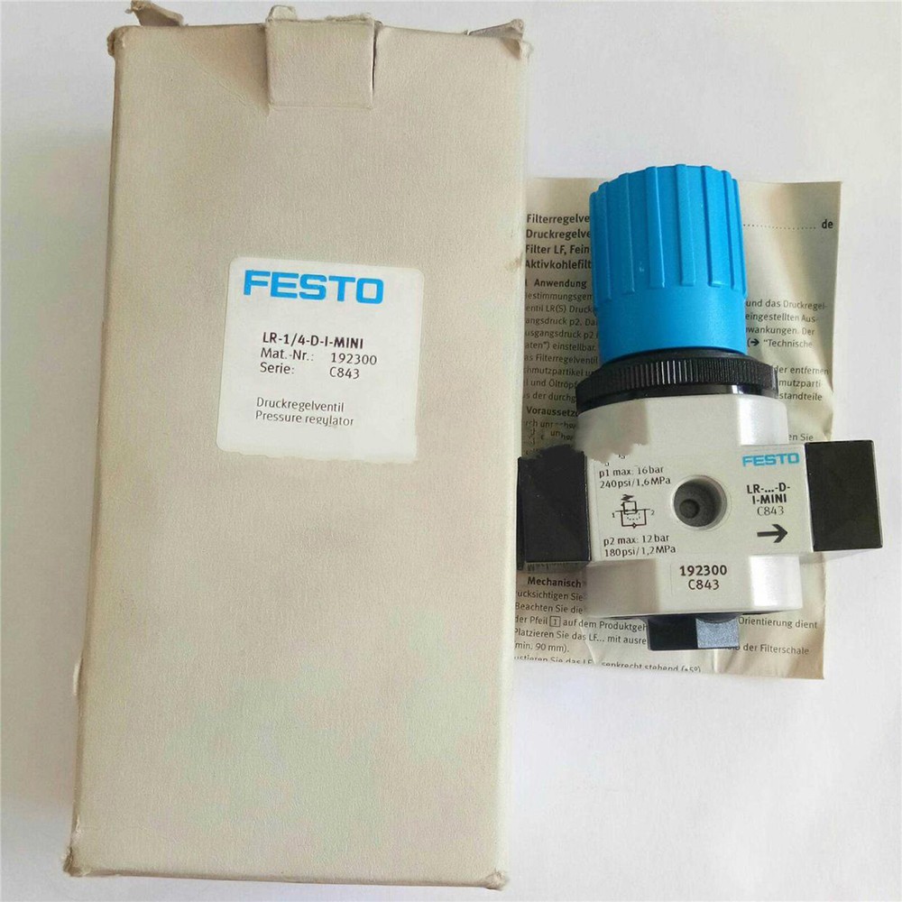 one new FESTO LR-1/4-D-I-MINI 192300 Pressure Regulator Fast shipping